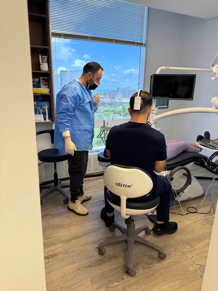 A treatment room overlooking Reston